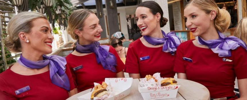 Beachy burger restaurant spreads its wings with one of Australia’s major airlines Beachy burger restaurant spreads its wings with one of Australia’s major airlines